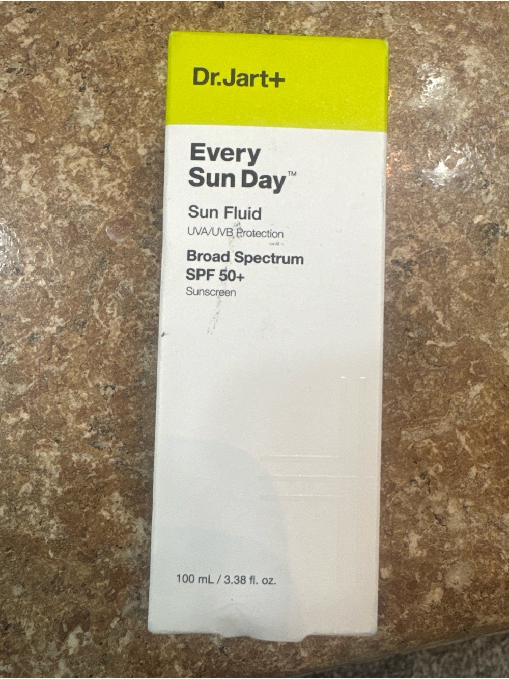 NEW Dr. Jart+ Every Sun Day Fluid Korean Sunscreen SPF 50+, (3.38 oz) New Sealed